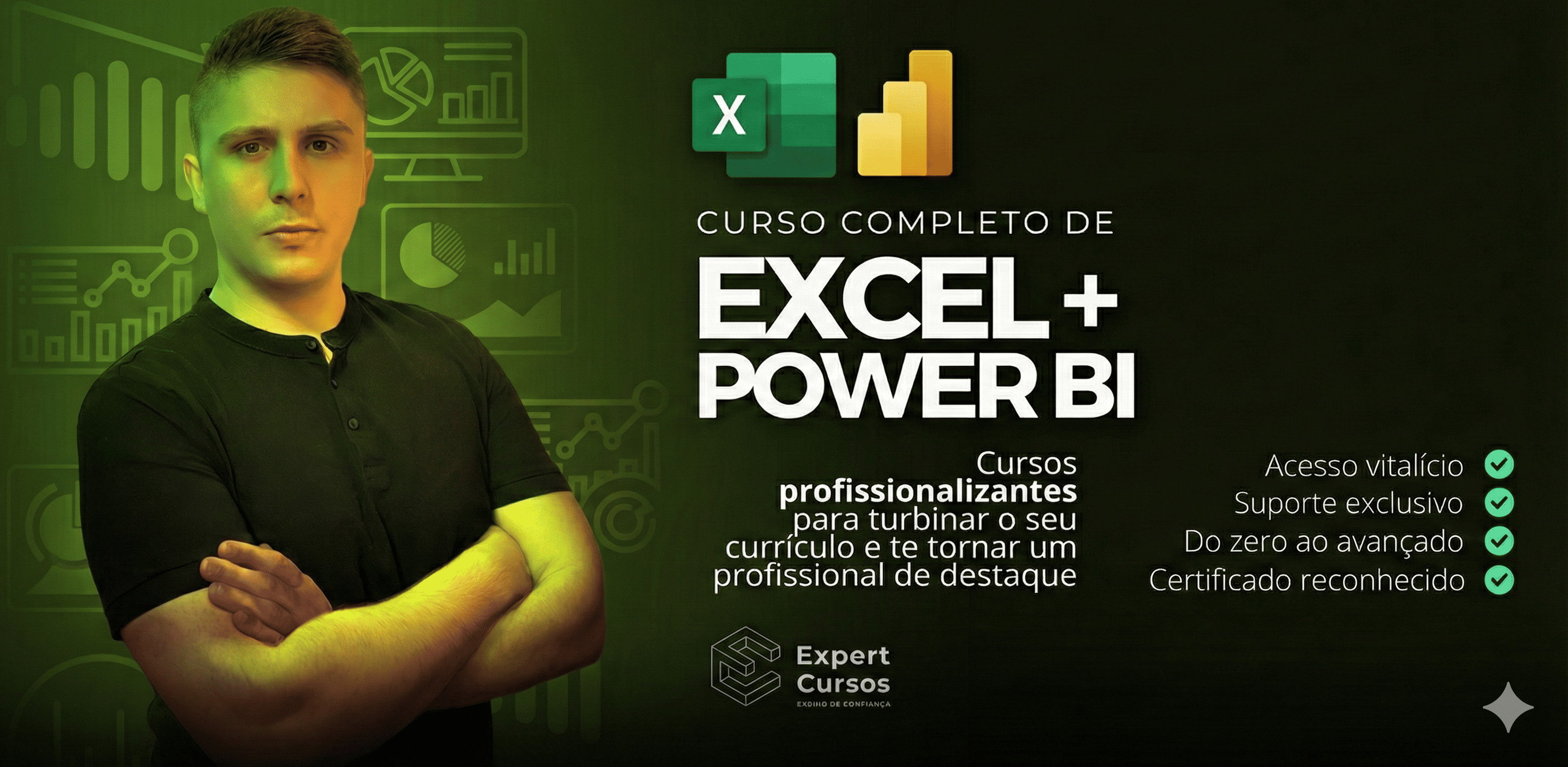 Curso de Excel e Power BI da Expert Cursos