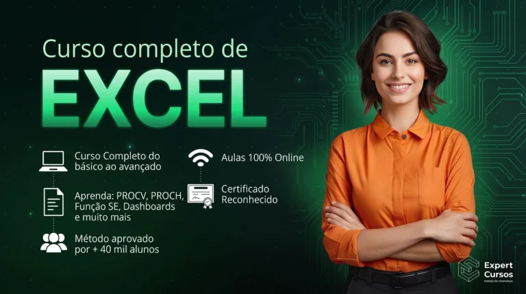 Curso Excel da Expert Cursos